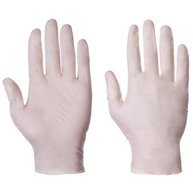 Disposable Latex Gloves (100 Per Box)